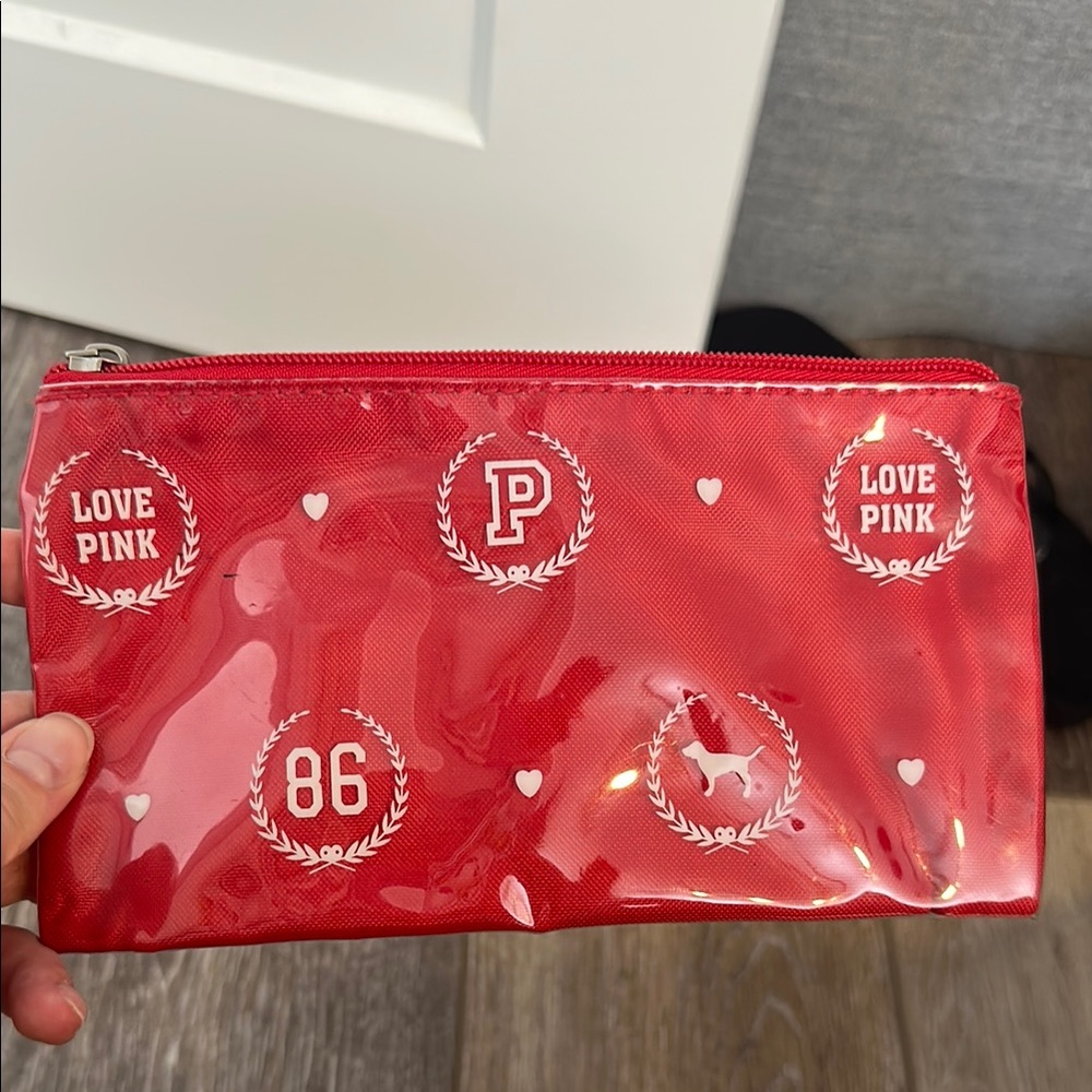 Red Love Pink Pouch